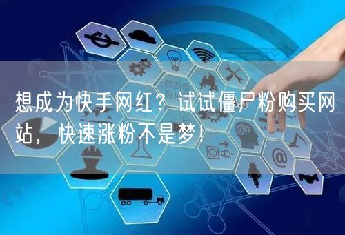 想成为快手网红？试试僵尸粉购买网站，快速涨粉不是梦！