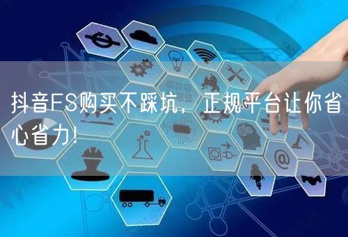 抖音FS购买不踩坑，正规平台让你省心省力！